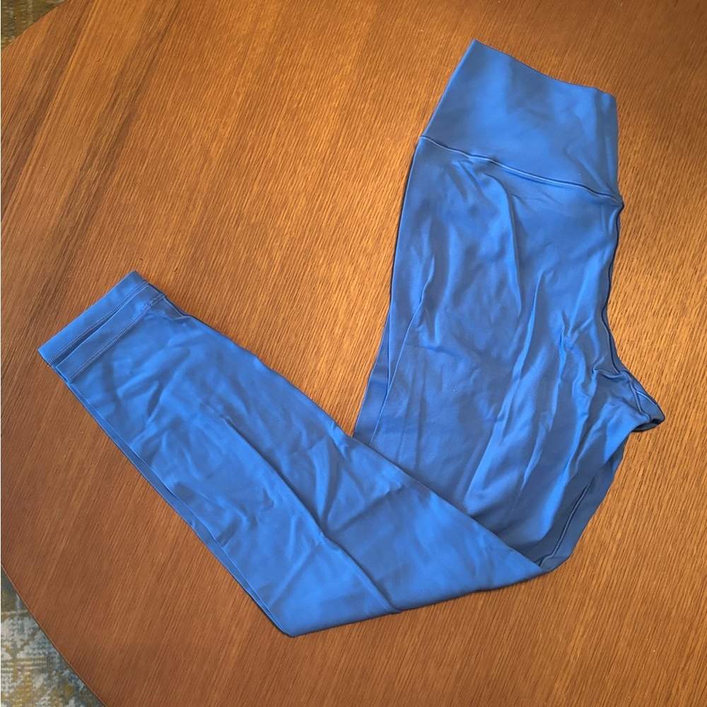 Aerie Blue Cross Over Wait Leggings